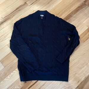 Tom James quarter zip sweater - size large